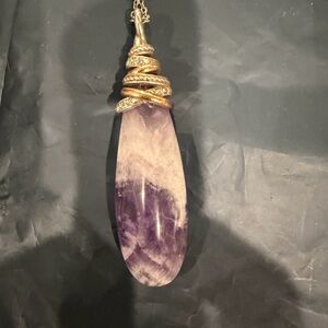 Brighton Amethyst and Gold Pendant Necklace
